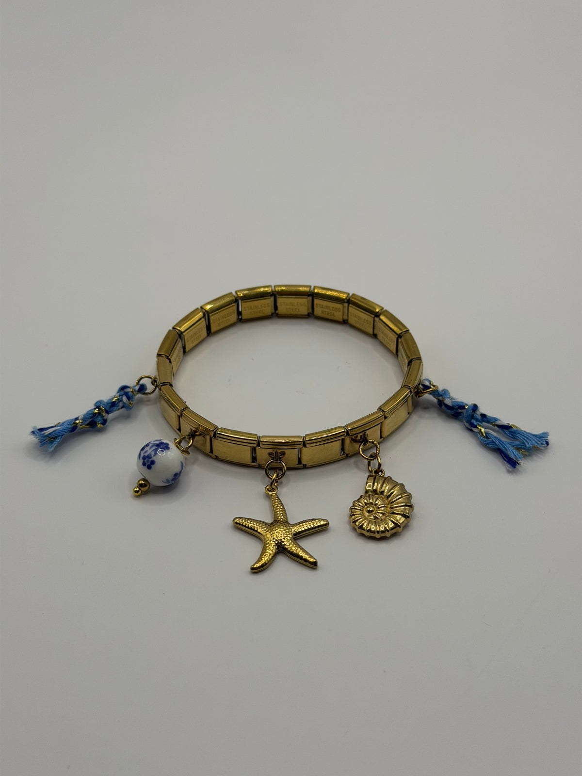 PULSERA ITALIANA LISTON AZUL