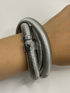 PULSERA AMANDA ZIRCONIA DOBLE