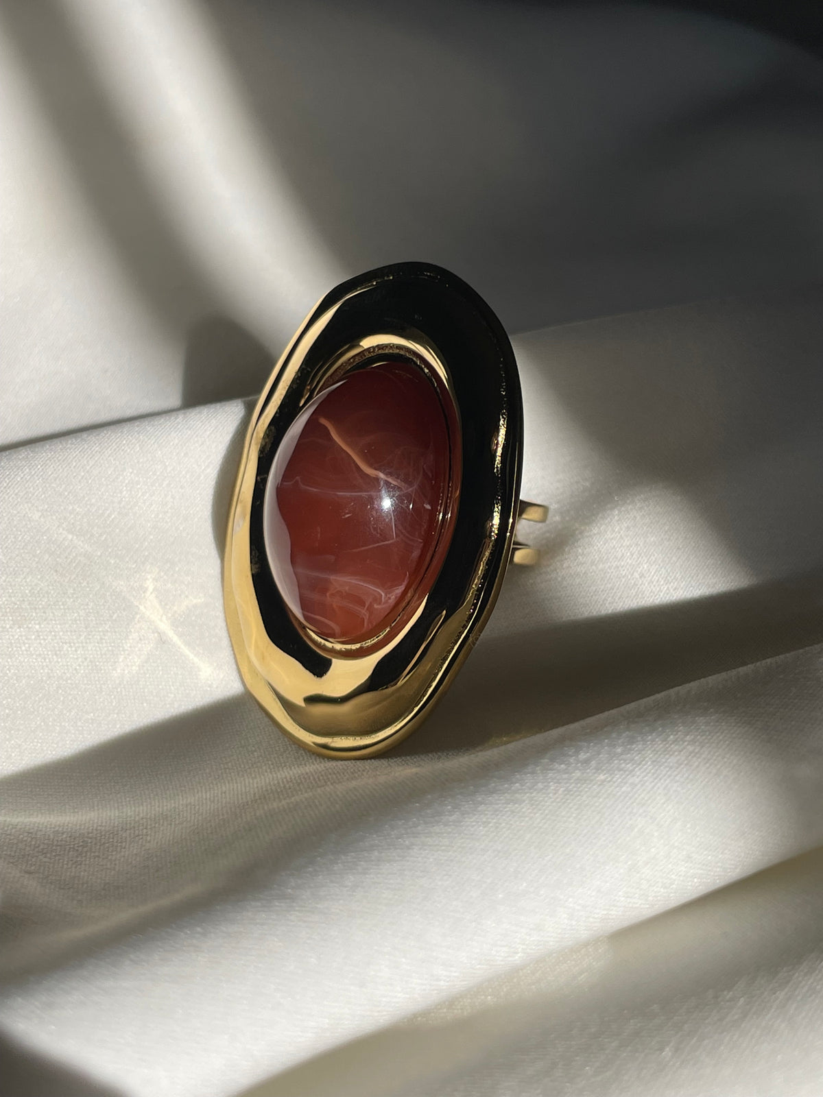 ANILLO AMBAR CHUNKY