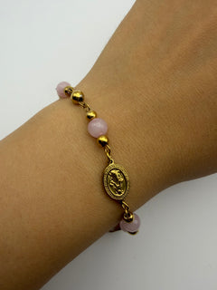 PULSERA CRUZ VIRGEN