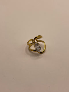 ANILLO ZIRCONIA OVALADA