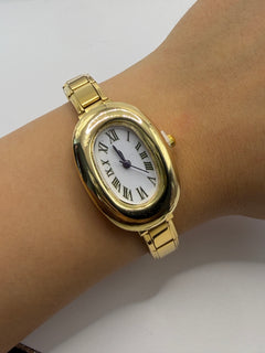 RELOJ ITALIANO DORADO GRUESO