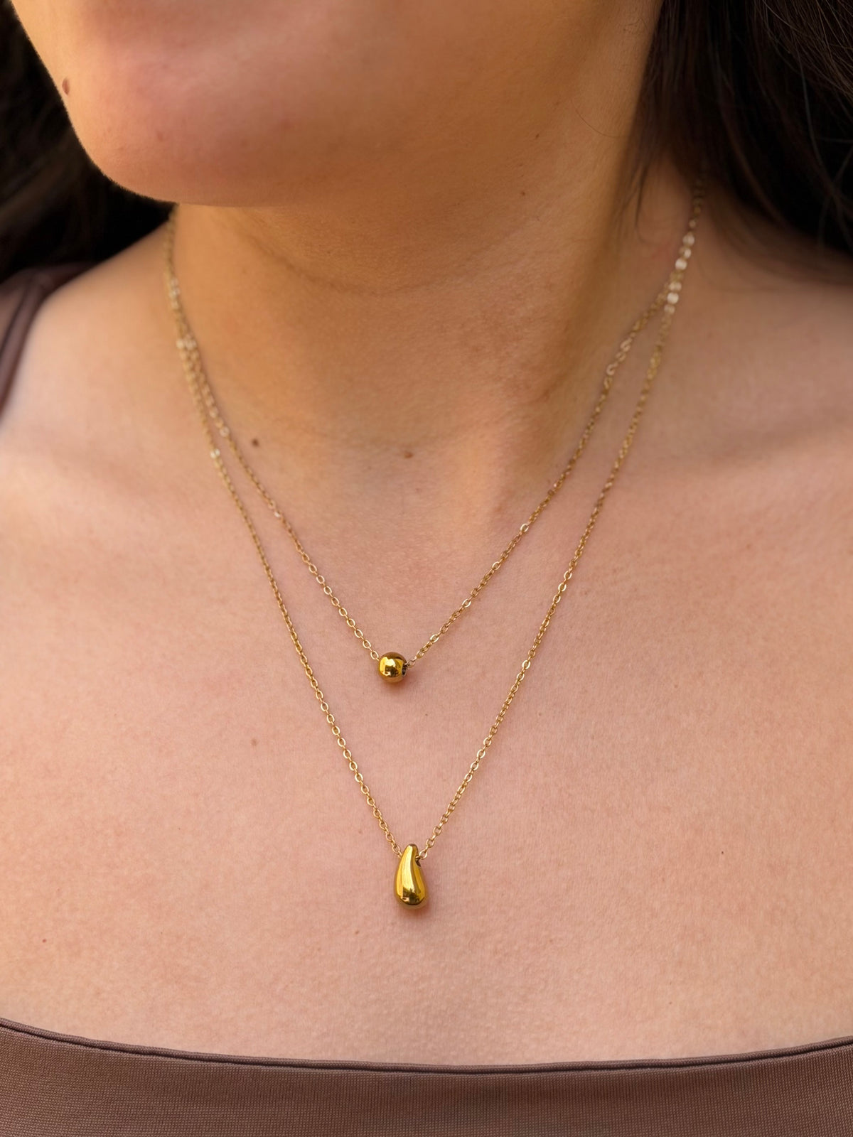 COLLAR DOBLE GOTITA