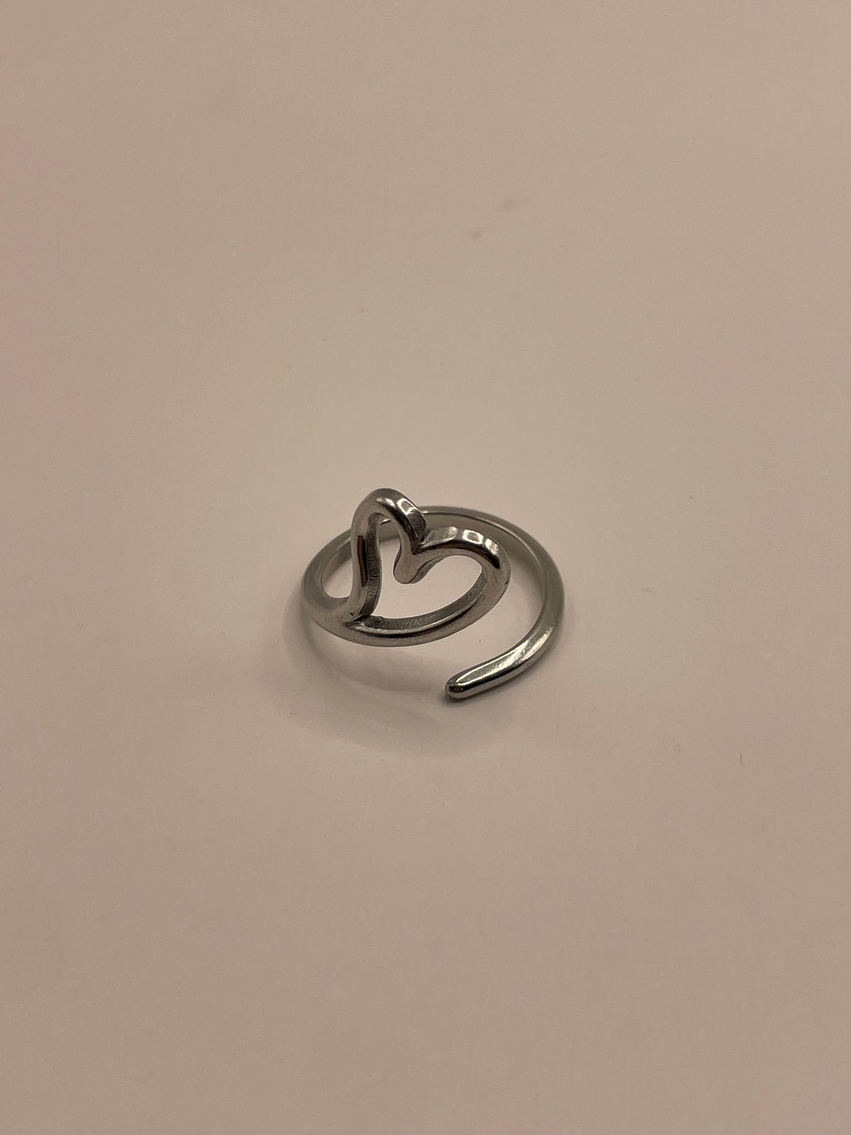 ANILLO CORAZON PLATA