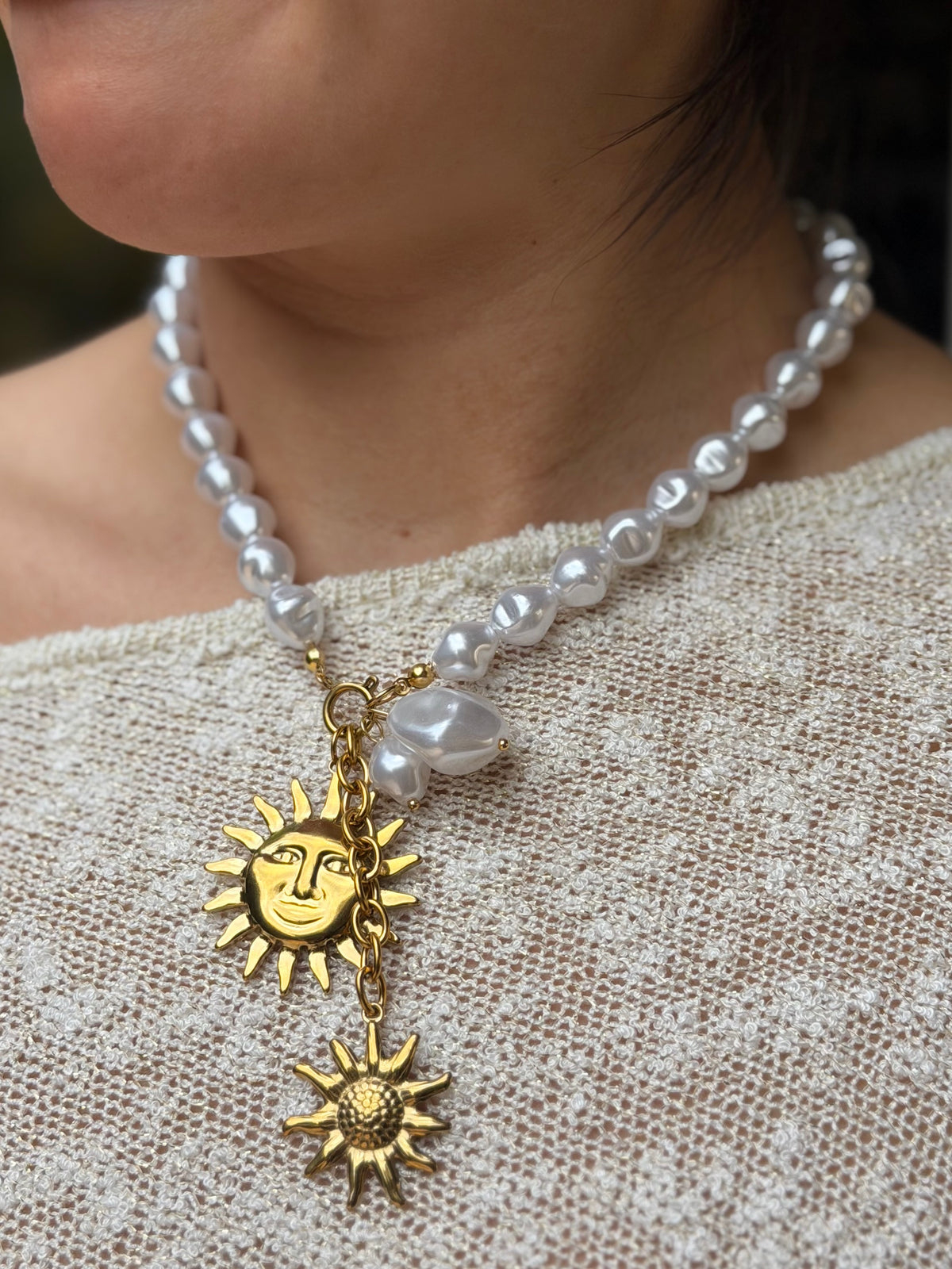 COLLAR PERLAS SOL