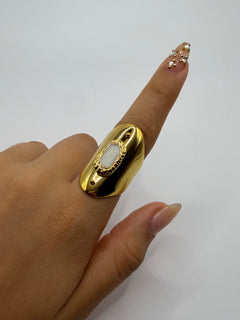 ANILLO CUARZO BLANCO