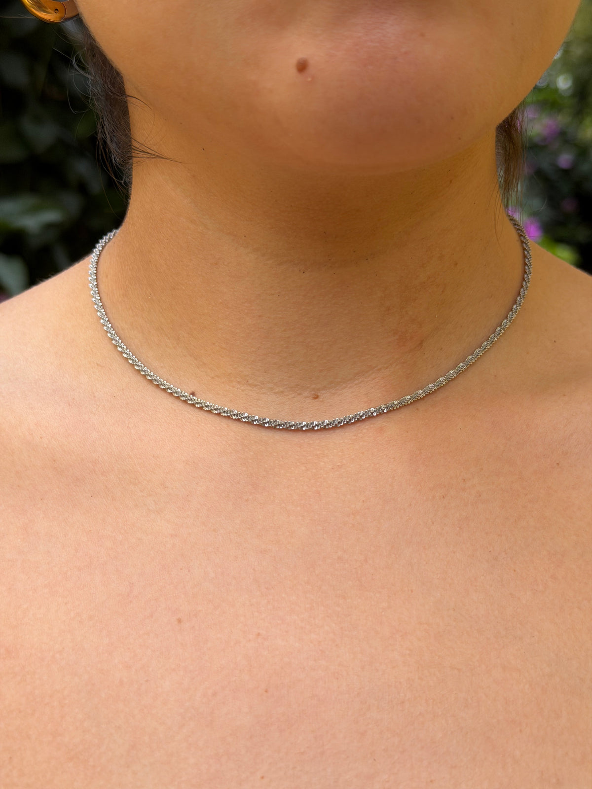 CADENA PLATA GLOW