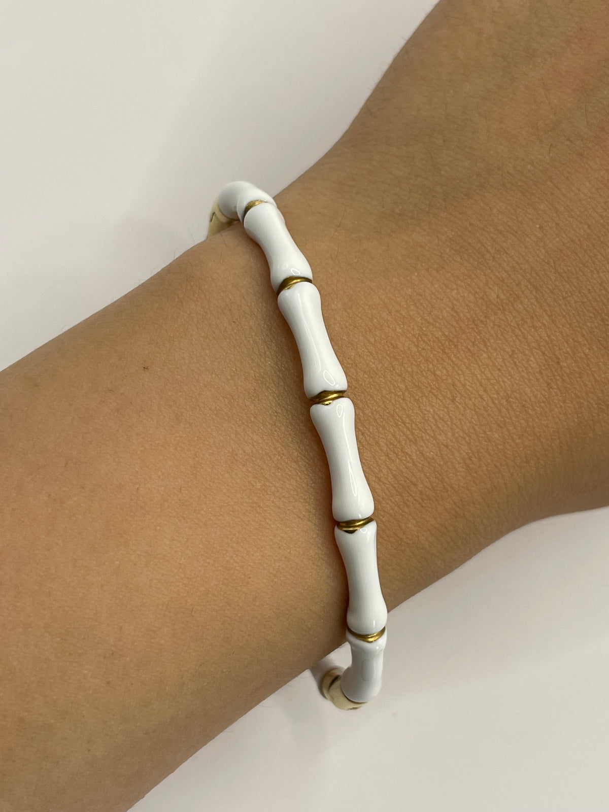 PULSERA BAMBU BLANCO