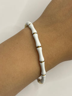 PULSERA BAMBU BLANCO