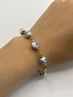 PULSERA CRUZ AZUL