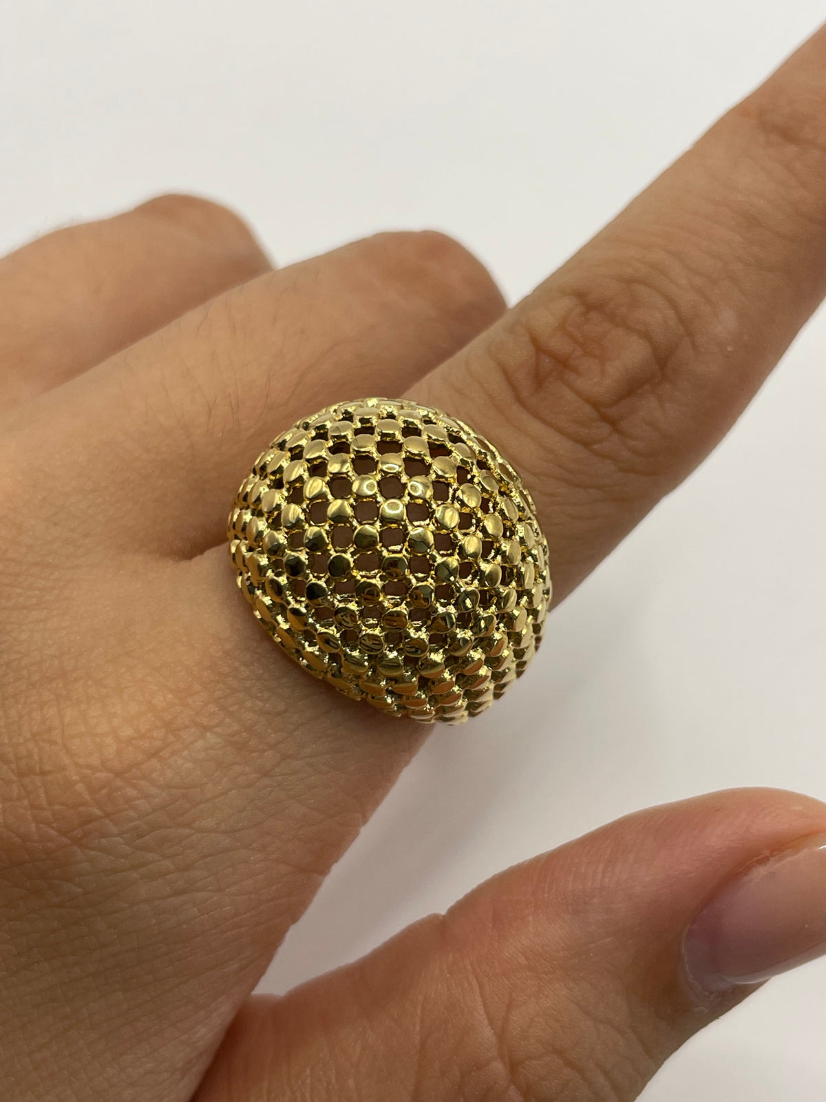 ANILLO DORADO MALLA