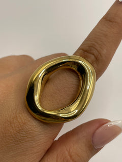 ANILLO CHUNKY ONDA TALLA 8