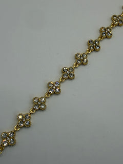 PULSERA TREBOL GLOW BLANCA