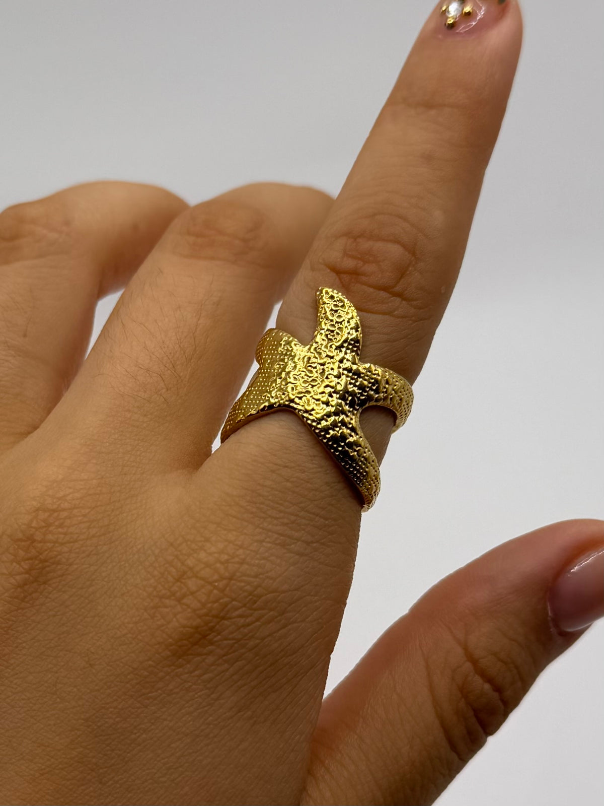 ANILLO ESTRELLA DORADO