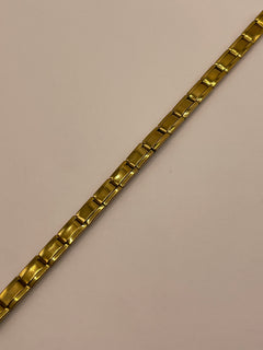 PULSERA ITALIANA MEDIANA DORADA