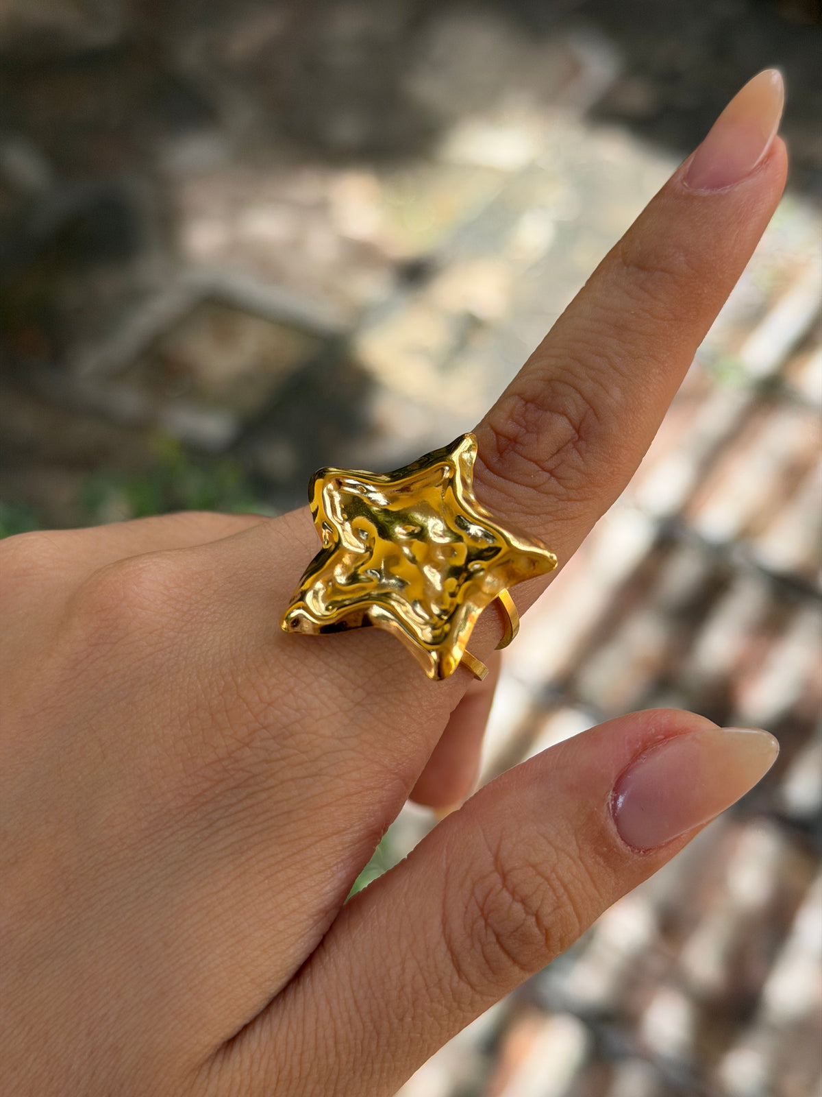ANILLO ESTRELLA DORADO