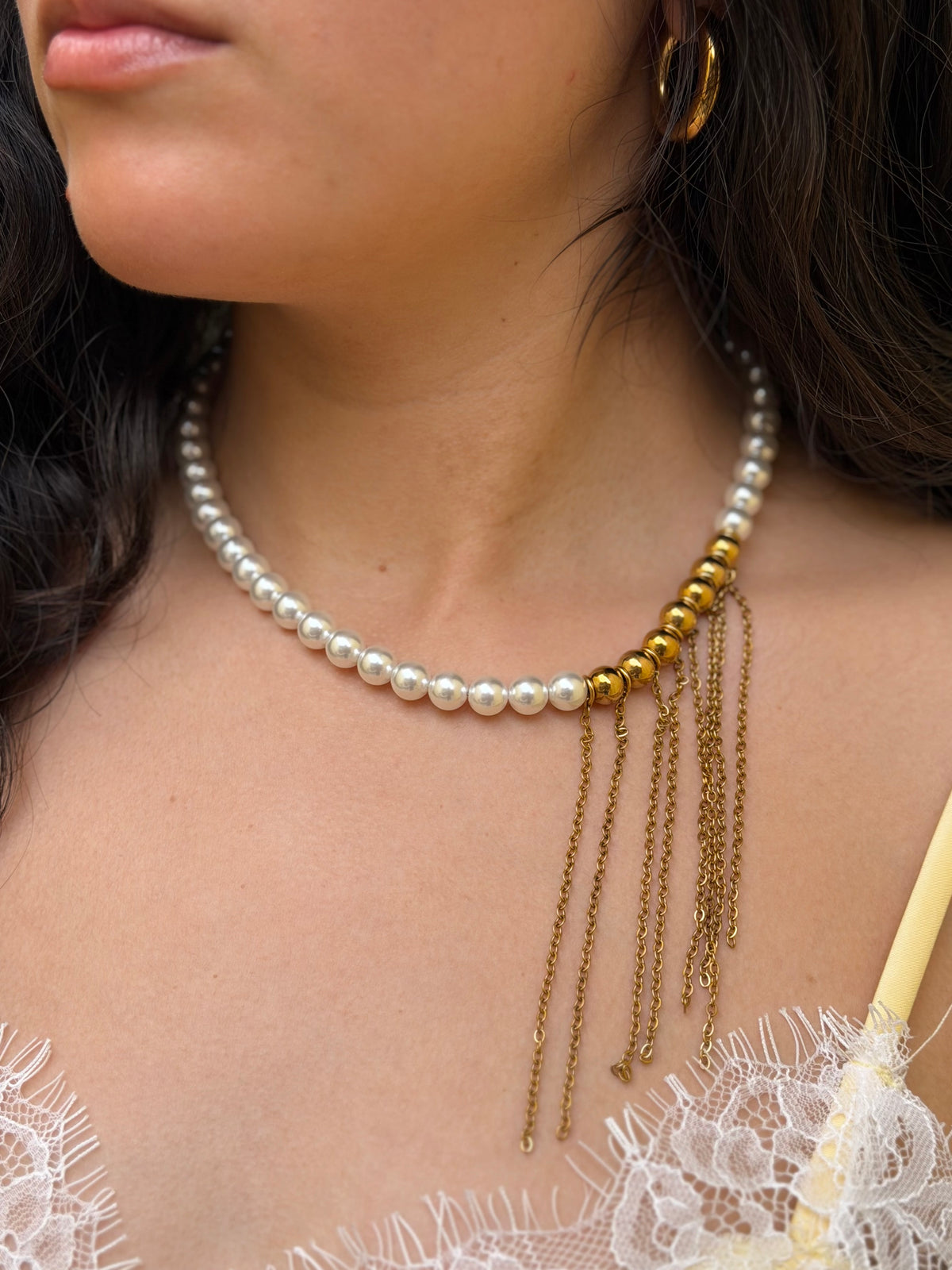 COLLAR PERLA FLECOS