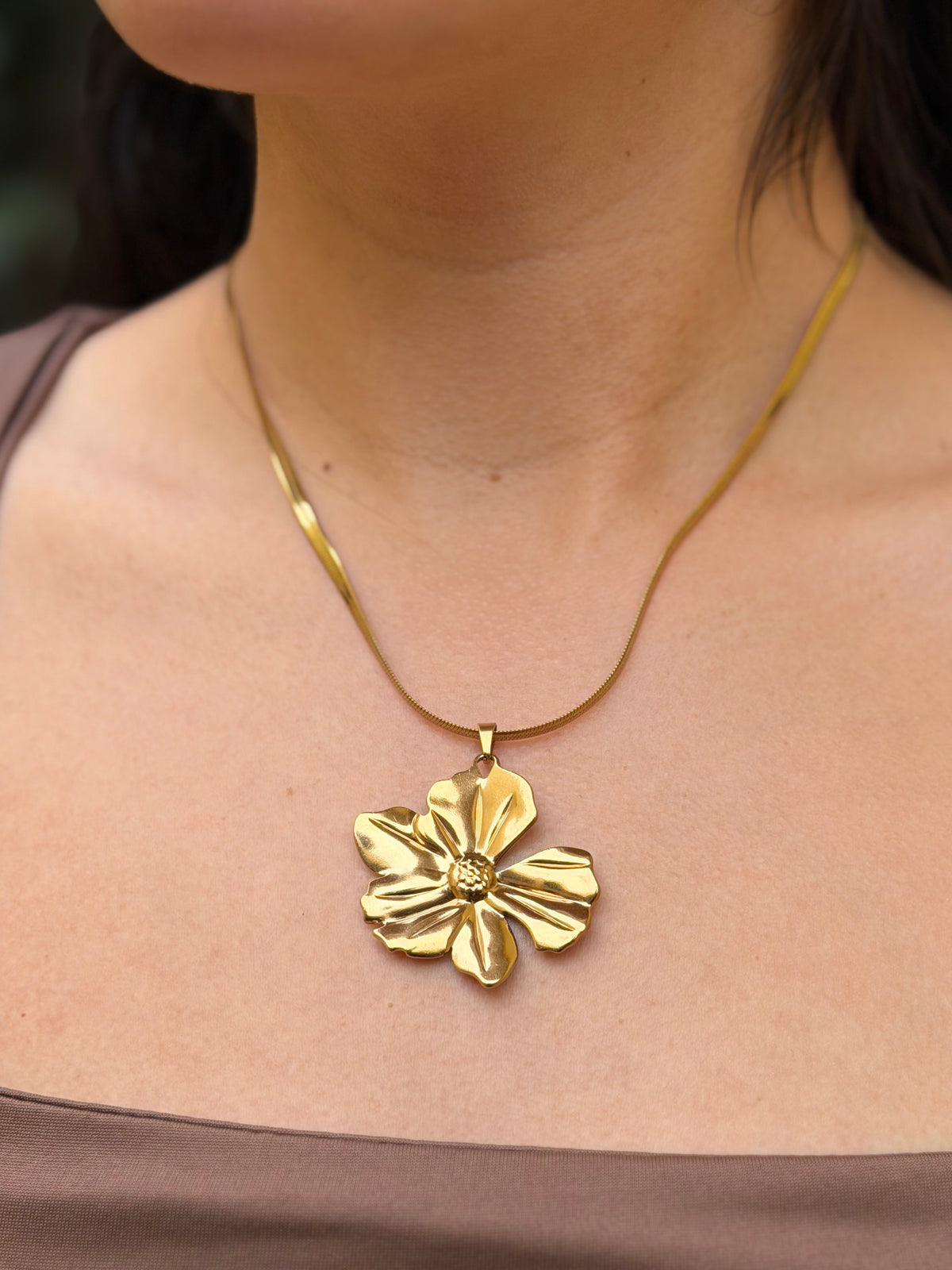 COLLAR FLOR MARGARITA CHUNKY