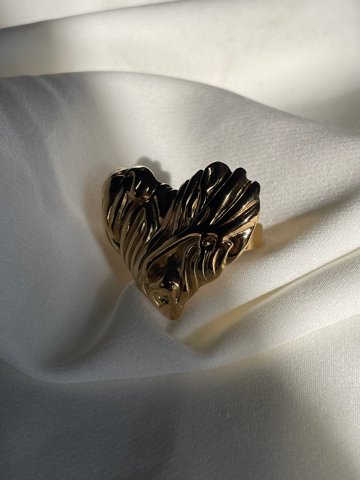 ANILLO CORAZON CHUNKY