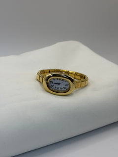 RELOJ ITALIANO DORADO GRUESO