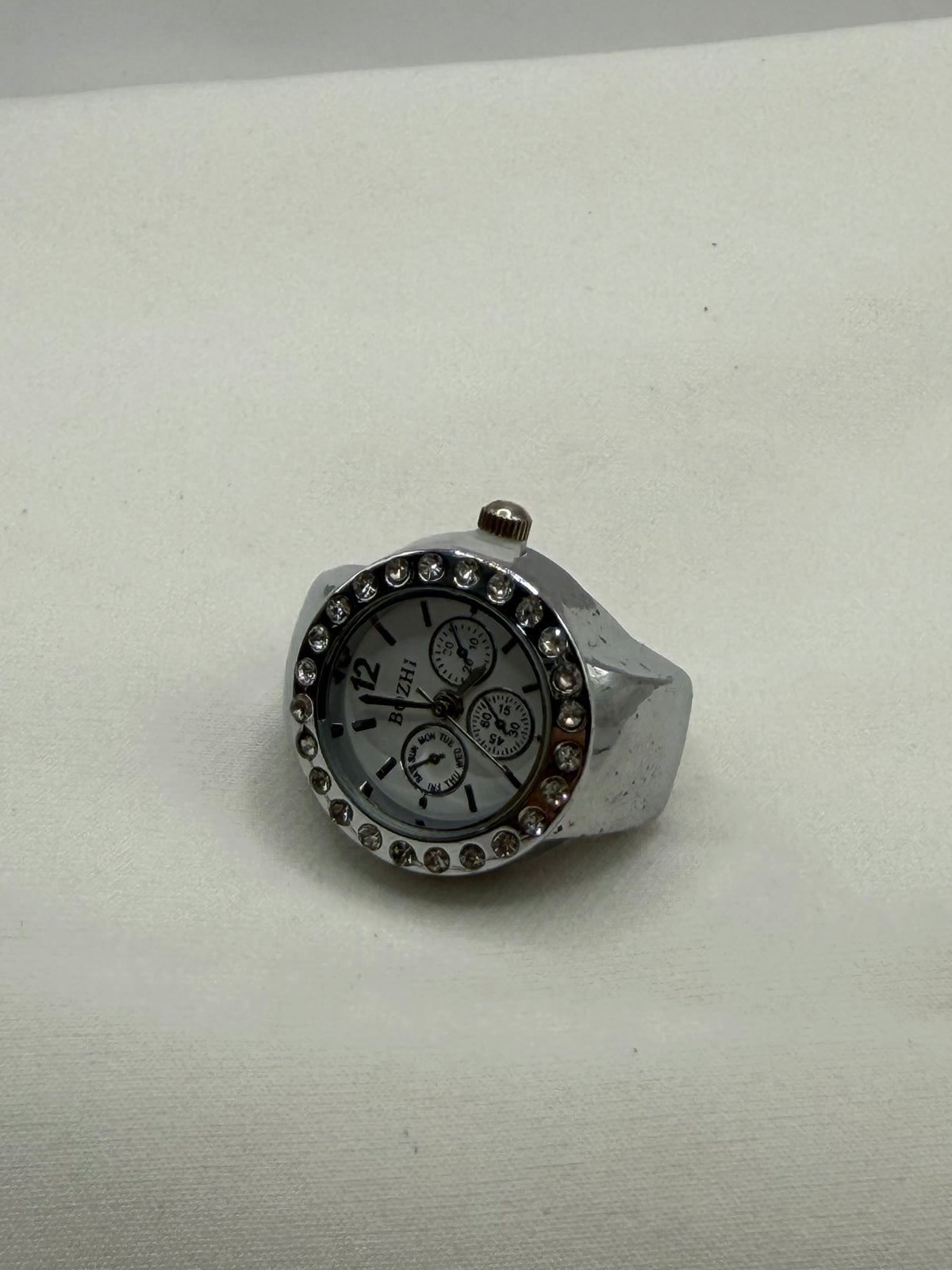 ANILLO RELOJ PLATA GLOW