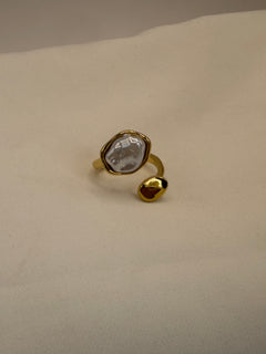 ANILLO DOBLE PERLA
