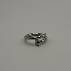 ANILLO CLAVO PLATA TALLA 8