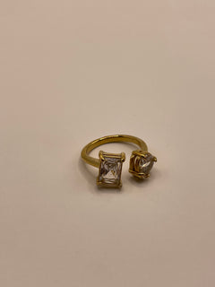 ANILLO DOBLE ZIRCONIA