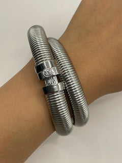 PULSERA AMANDA ZIRCONIA DOBLE