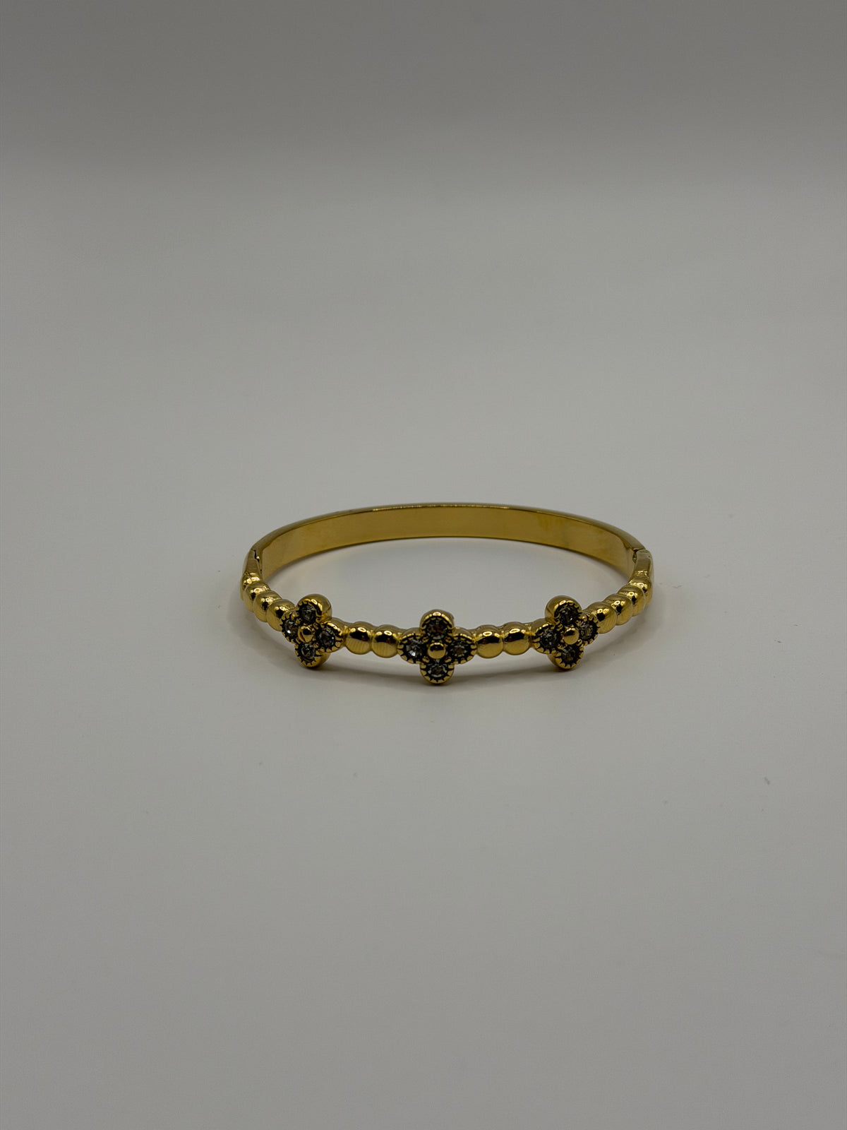 PULSERA TREBOL ZIRCONIAS