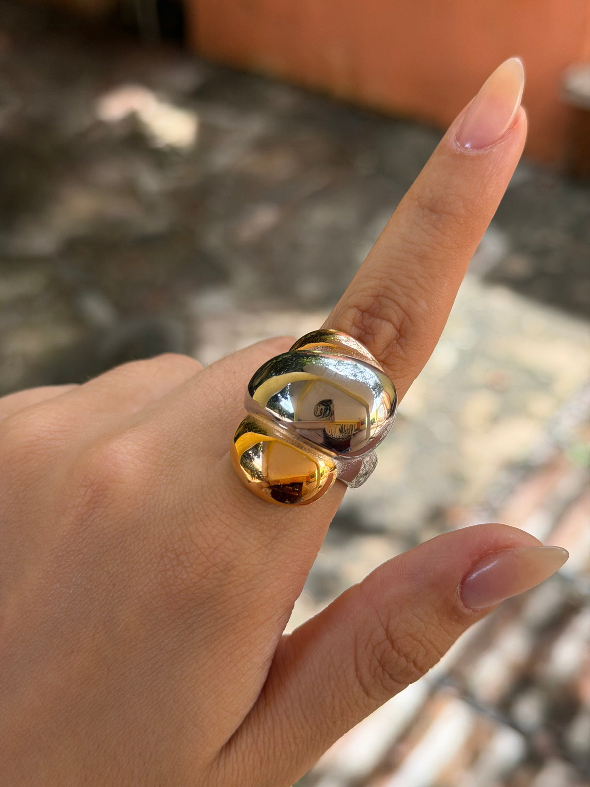 ANILLO CHUNKY TRIPLE