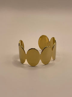 PULSERA OVALOS DORADA