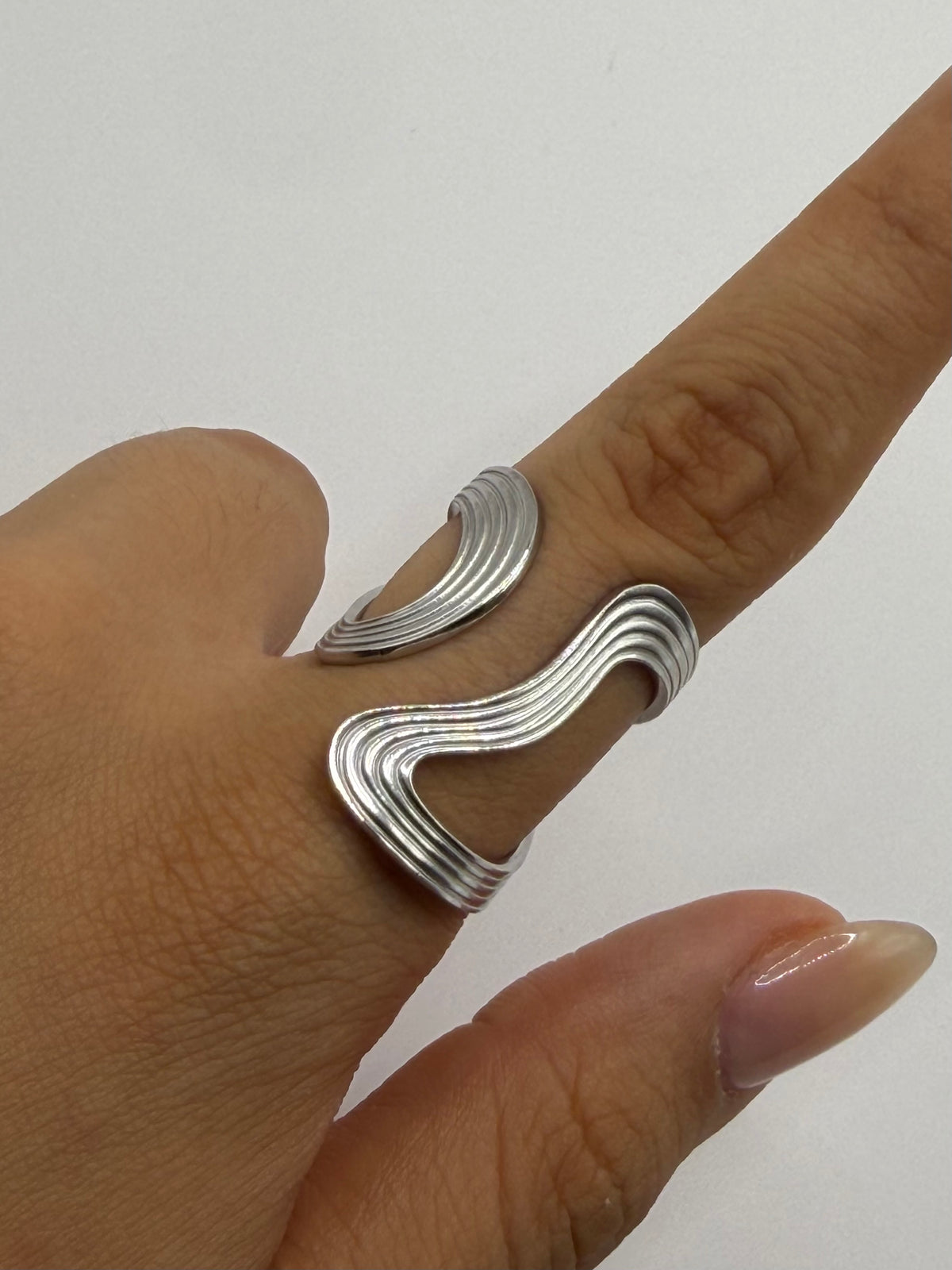 ANILLO ONDA PLATA