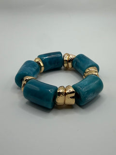 PULSERA ERSINA AZUL CHUNKY