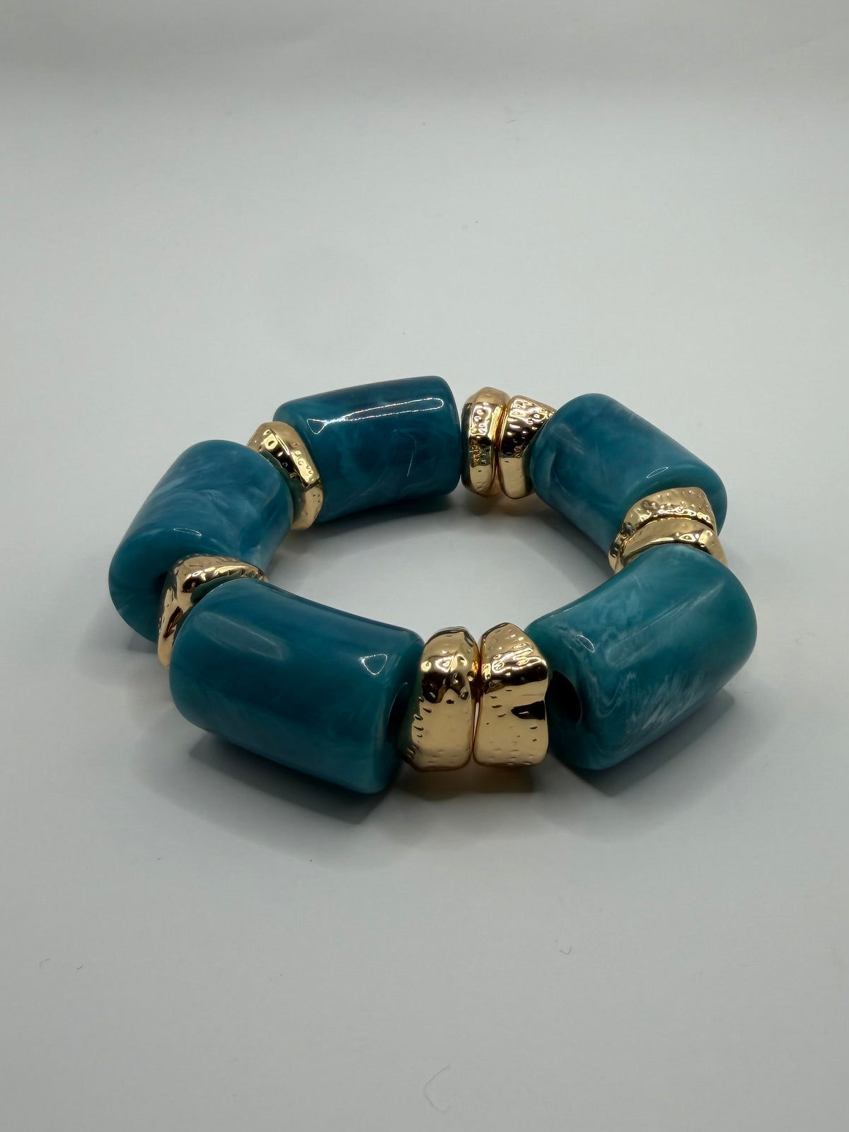 PULSERA ERSINA AZUL CHUNKY