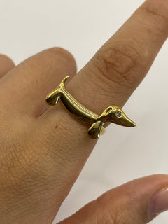 ANILLO SALCHICHA DORADO