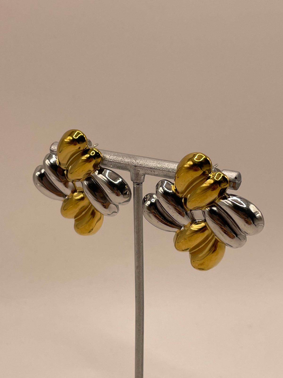 ARETES CUADRADO COMBINADOS