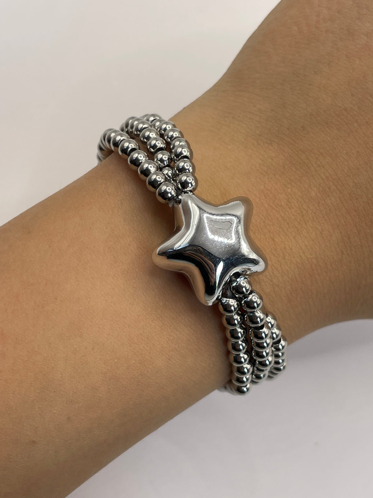 PULSERA CUENCAS ESTRELLA PLATA