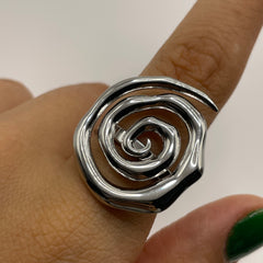 ANILLO ESPIRAL IRREGULAR