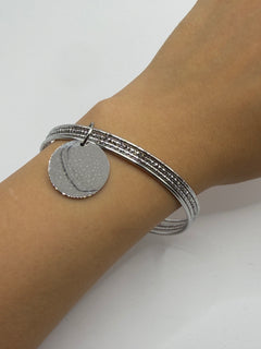 PULSERA MONEDA PLATA