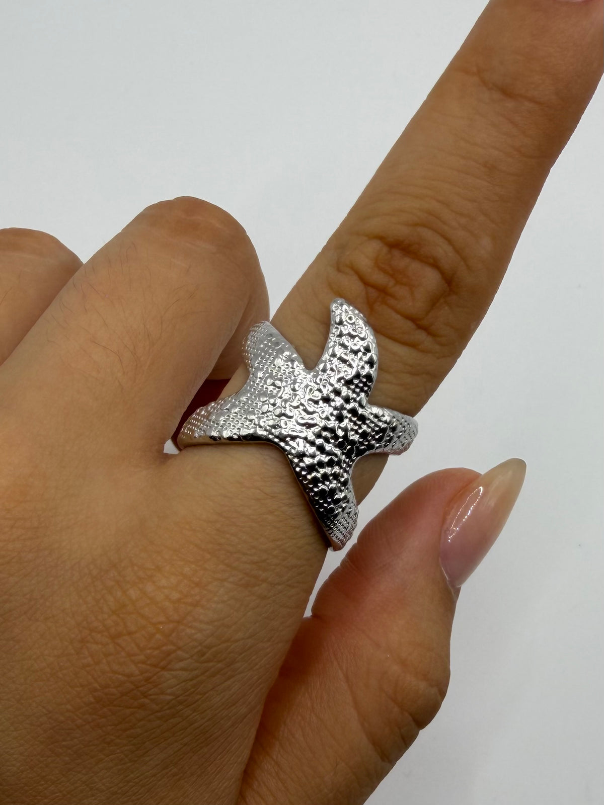 ANILLO ESTRELLA PLATA