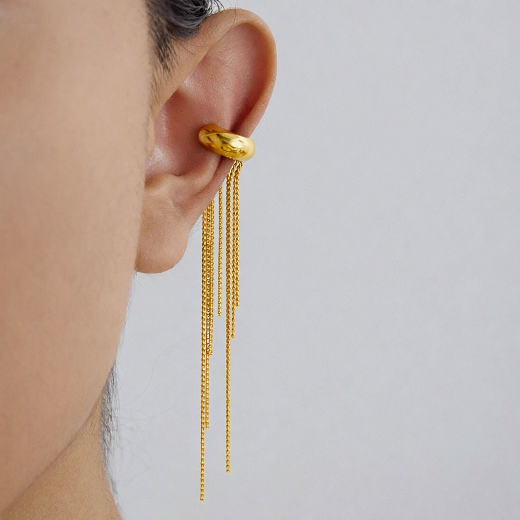 SIMULADOR PIERCING FLECO DORADO