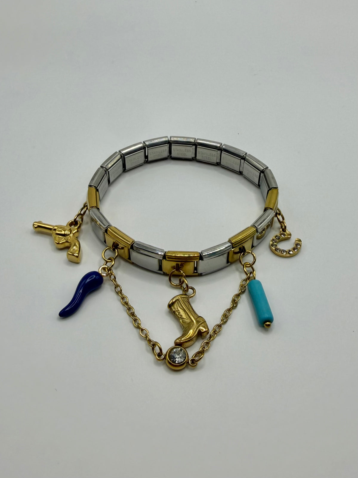 PULSERA ITALIANA BOTA CADENA
