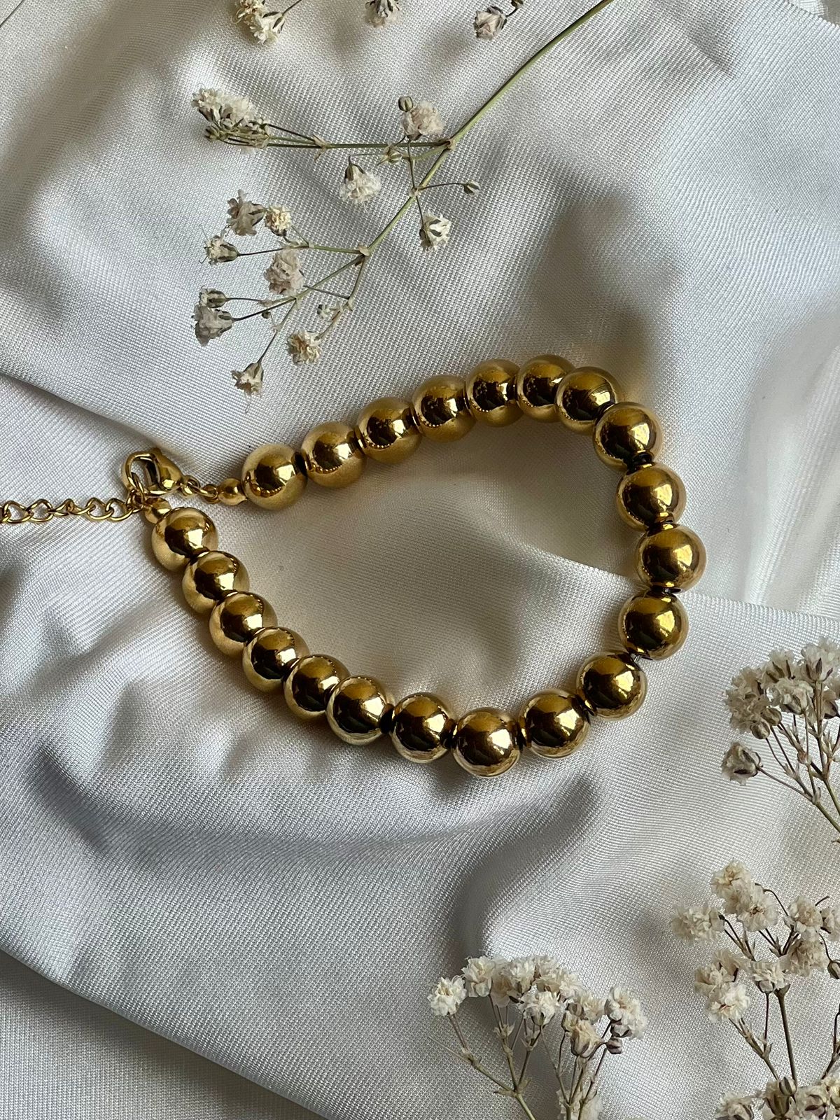 Pulsera Ebano Dorada