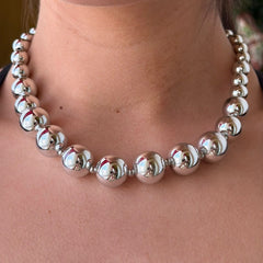 COLLAR CHUNKY CUENCAS PLATA