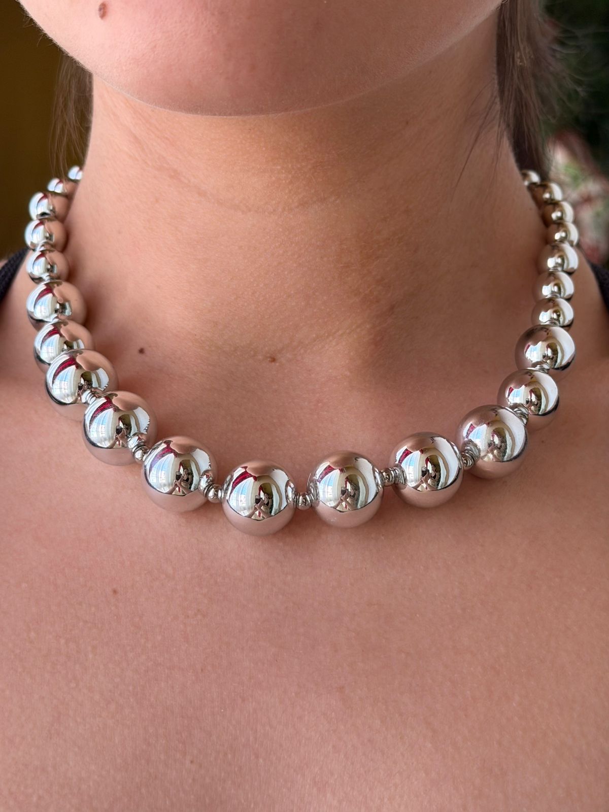 COLLAR CHUNKY CUENCAS PLATA