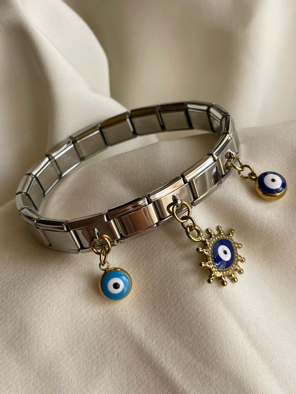 PULSERA ITALIANA OJOS