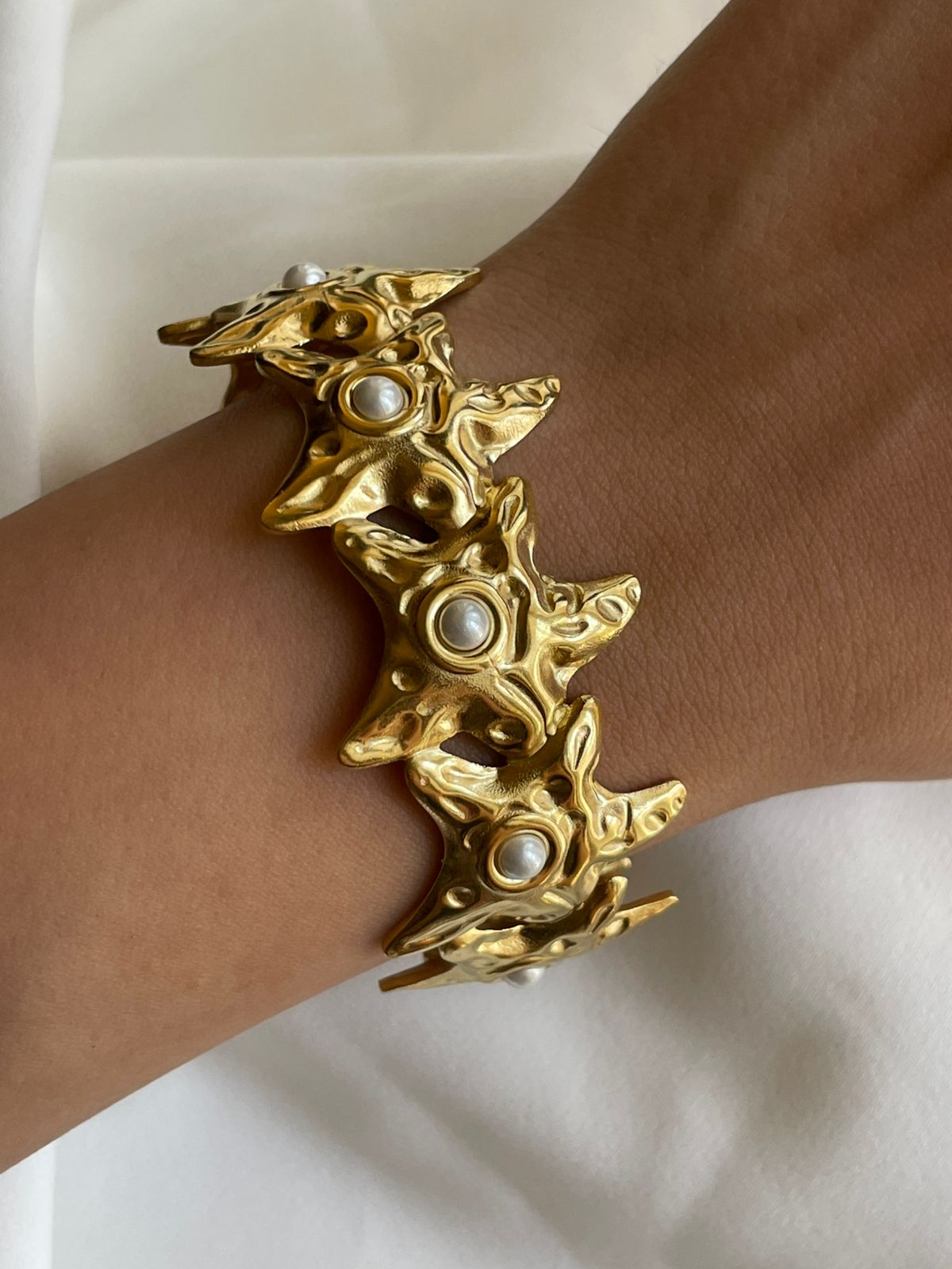 PULSERA ESTRELLA MAR CHUNKY