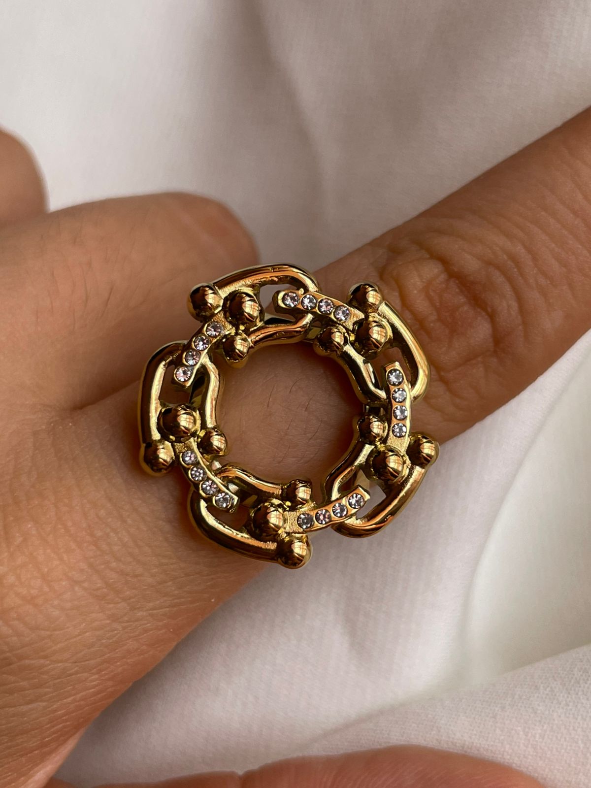 ANILLO CIRCULO CADENA AJUSTABLE