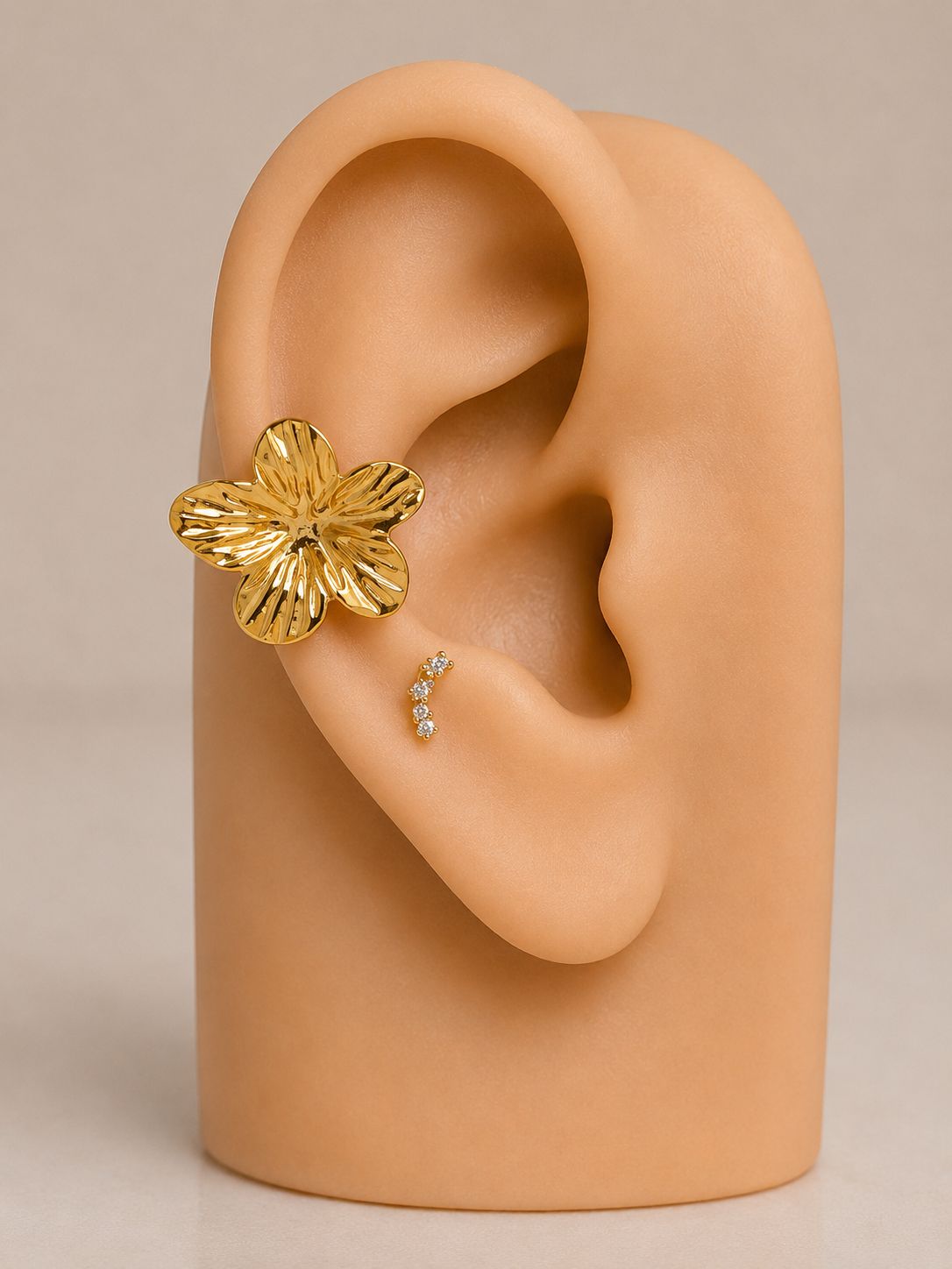 SIMULADOR PIERNCING SAKURA DORADO